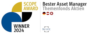 Bester Asset Manager Winner 2024 Themenfonds Aktien-quer